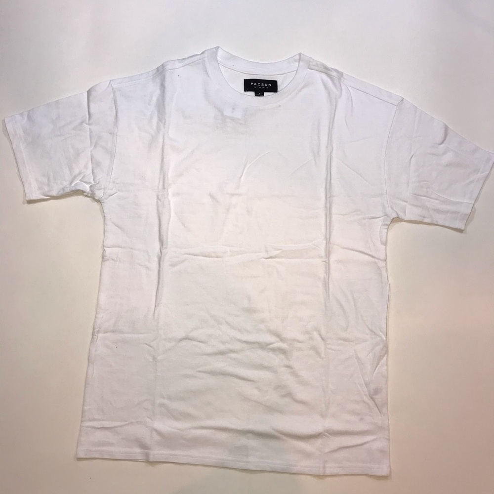 Pacsun Plain White Boxy Fit T-Shirt